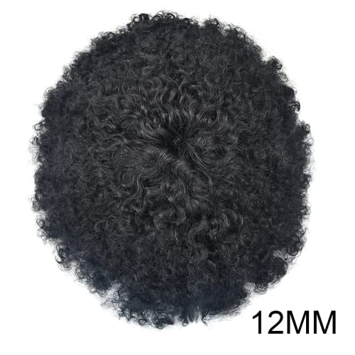 #1Jet Black-12mm Wave Curl