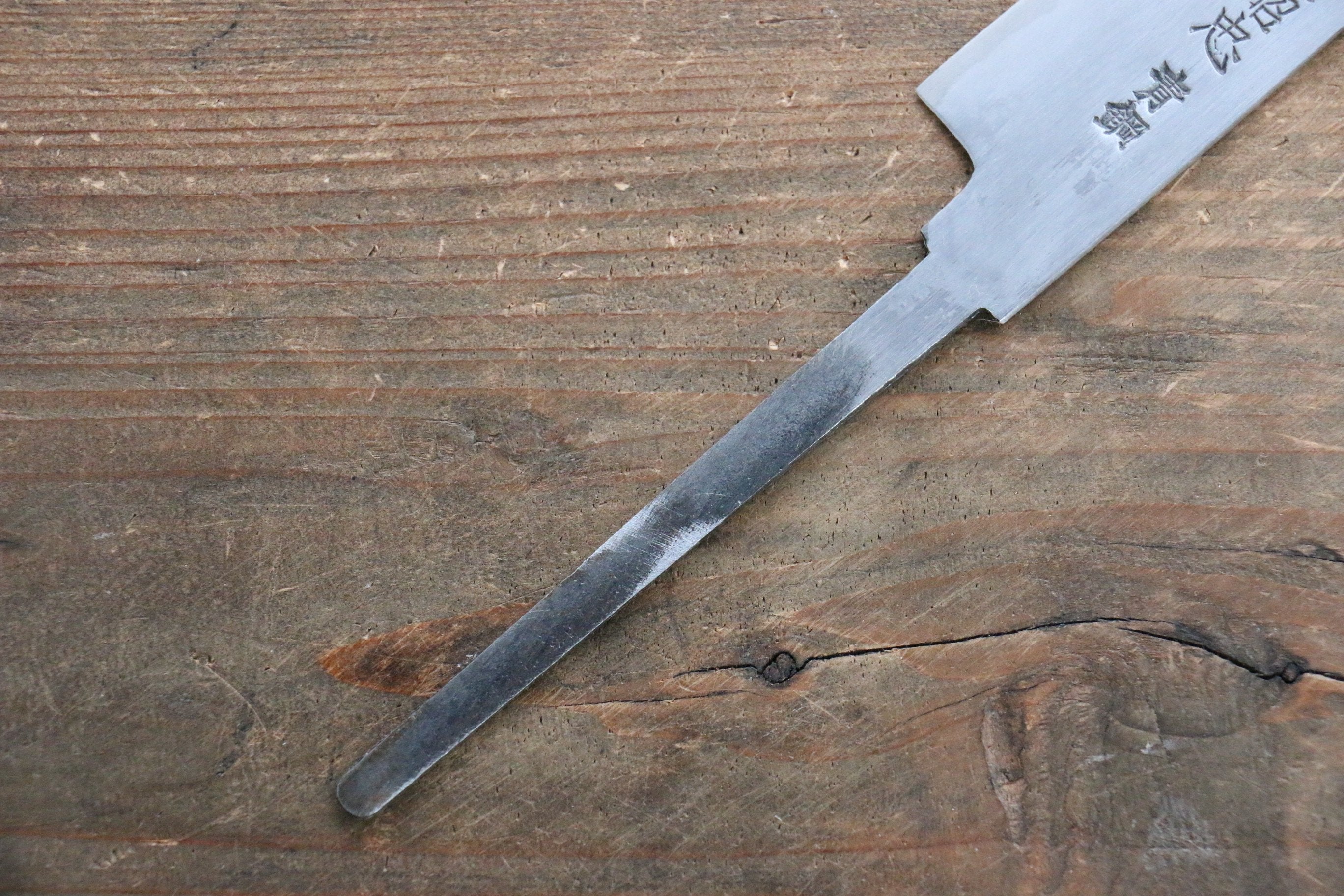 Minamoto Akitada Hontanren Blue Steel No.2 Petty Utility Knife 150mm - Japanese Chef Knife for Precision Slicing, Peeling & Garnishing - Perfect for Home Cooks & Professional Kitchens