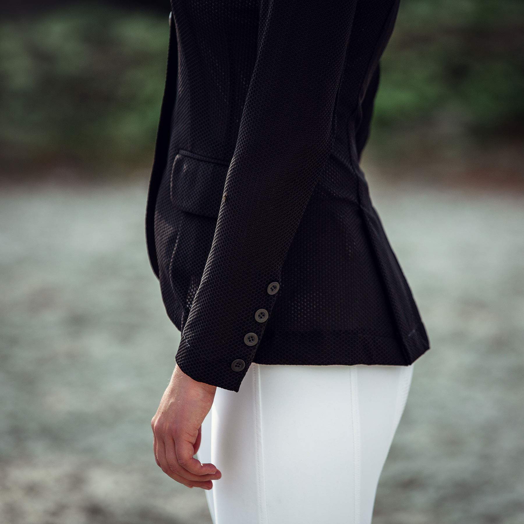 Gabrielle Women's Breathable Mesh Equestrian Show Jacket - Lightweight Riding Apparel for Horse Shows & Competitions - Perfect for English Riding, Dressage & Jumping Events