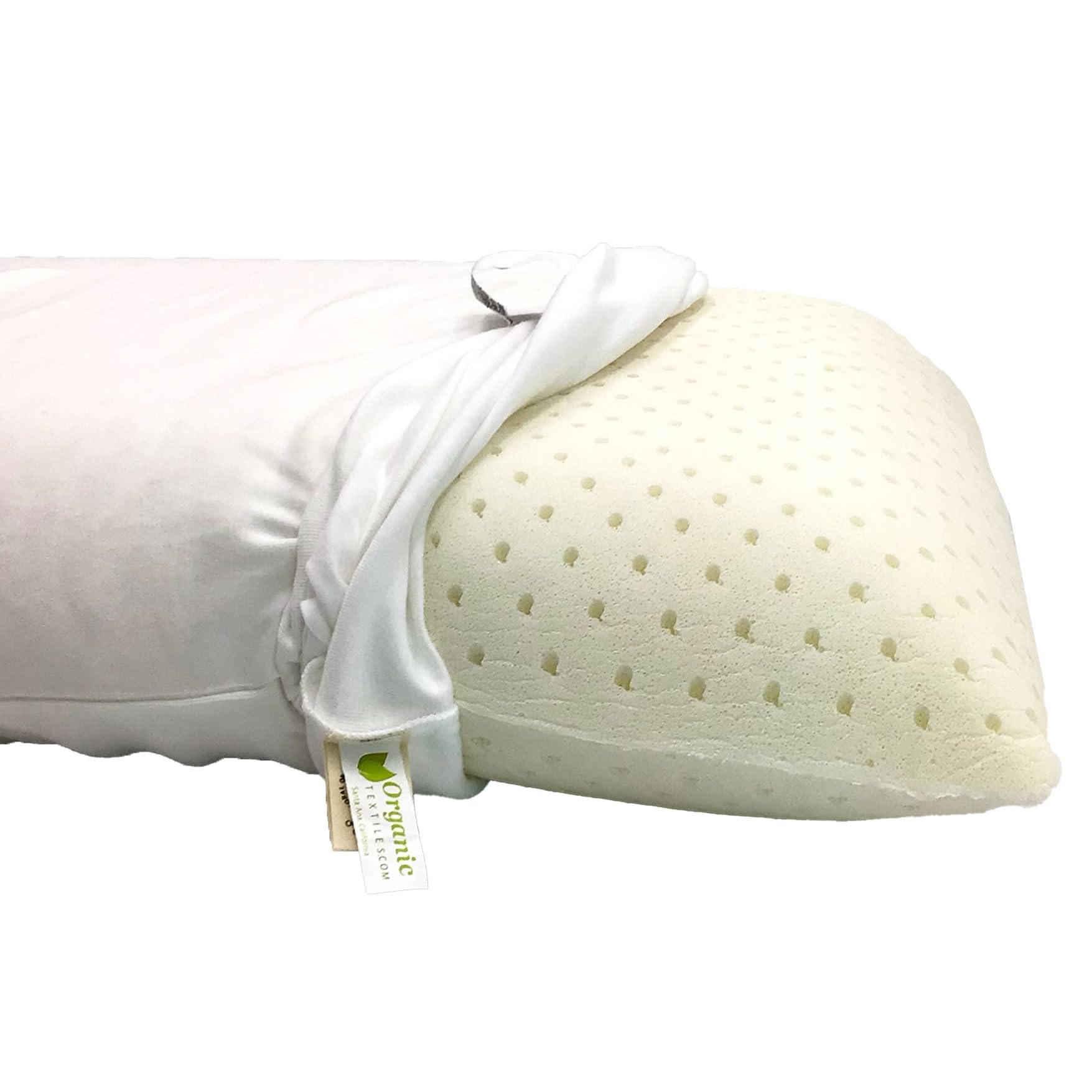Organic Talalay Latex Pillow with 100% Organic Cotton Cover - King Size Hypoallergenic Pillow for Neck Pain Relief - Extra Soft Pressure-Free Support for Side, Back & Stomach Sleepers - Perfect for Allergy Sufferers & Hot Sleepers