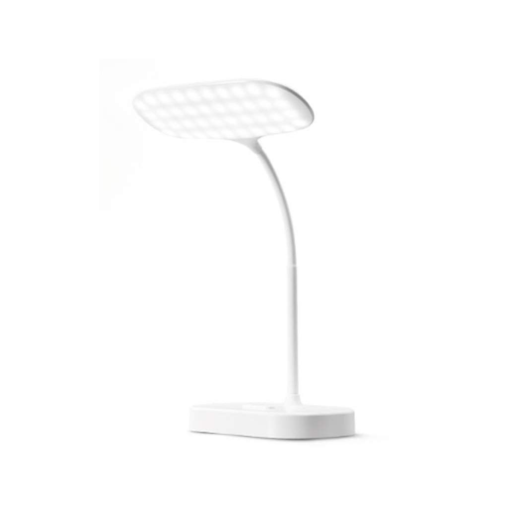 LED Desk Lamp with Eye Protection - Rechargeable & Plug-in Dual Use Study Light for Elementary School, Dormitory, Bedside & Office Workspace (Big Head Style) - Perfect for Reading, Studying & Nightstand Lighting