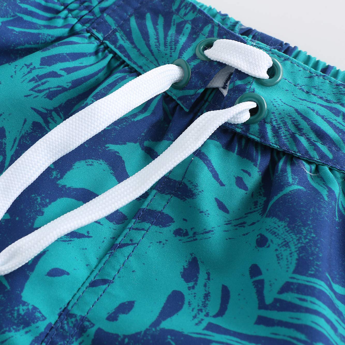HowJoJo Boys' Dinosaur Swim Trunks - Quick Dry 3D Printed Swim Shorts with UPF 50+ Sun Protection - Perfect for Beach, Pool & Summer Water Activities