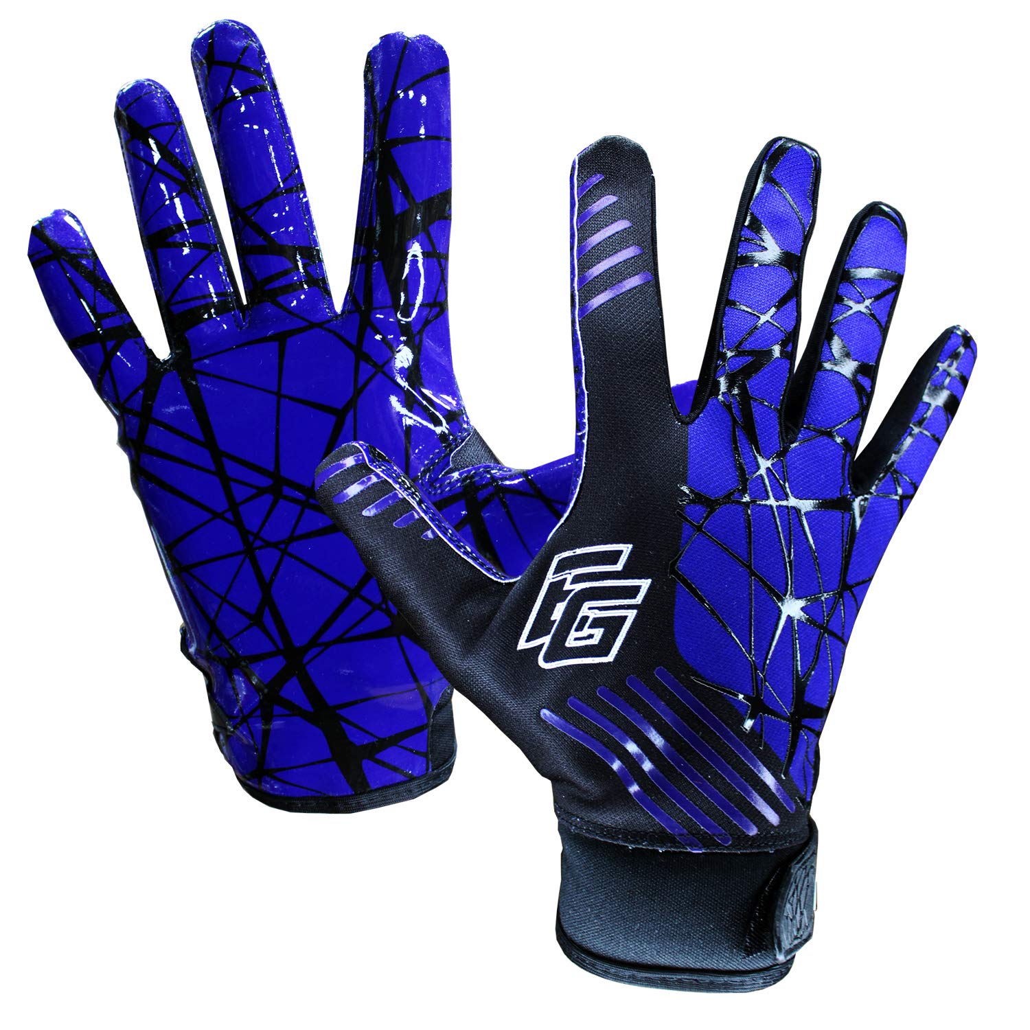 **Tacky Grip Football Gloves for Men - Super Sticky Receiver Gloves for Enhanced Performance - Skin Tight Adult Football Gloves (Pro Elite) - Perfect for Training, Games & Outdoor Sports**