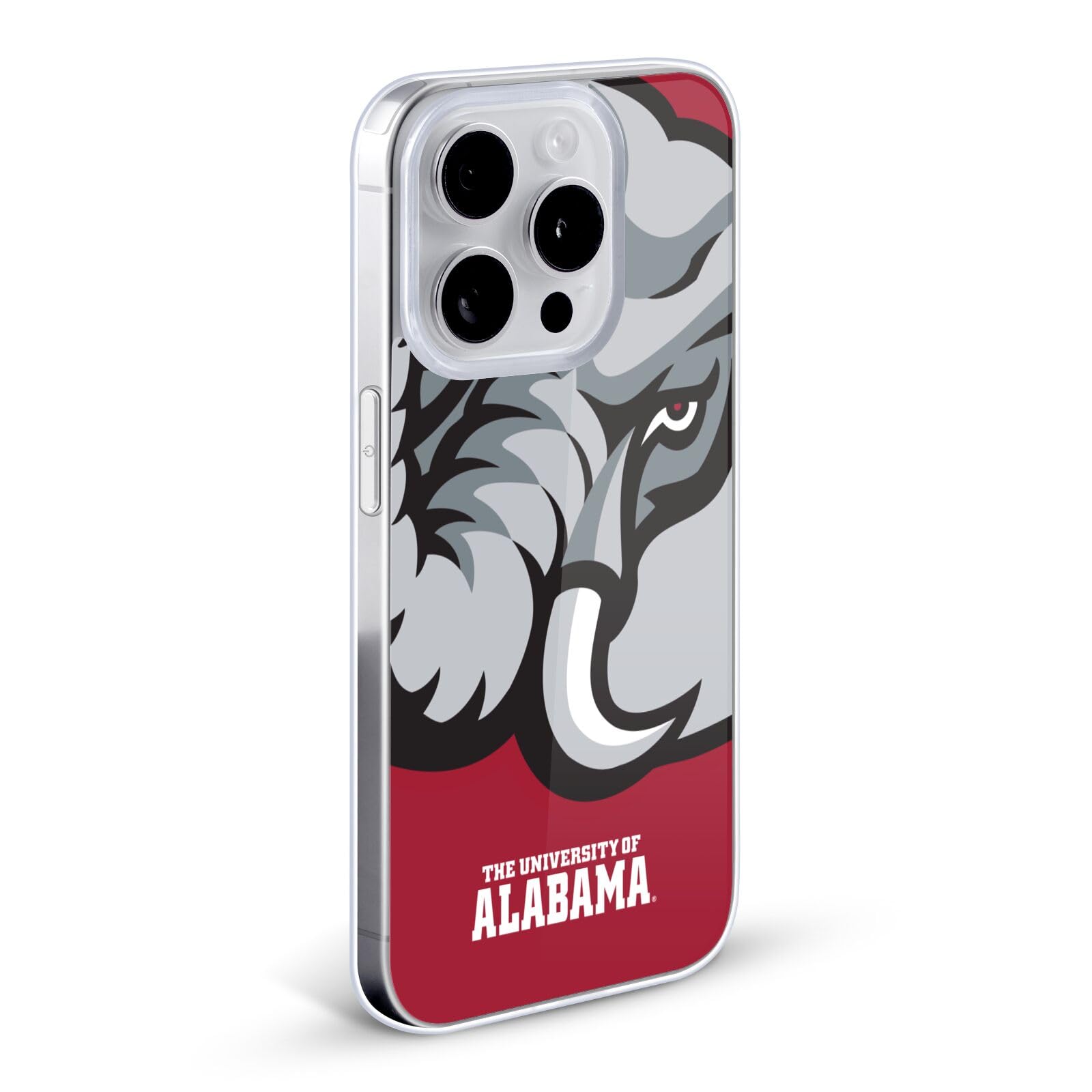 Officially Licensed University of Alabama UA Oversized Icon Soft Gel Phone Case for Apple iPhone XR - Durable Protection with Team Spirit, Perfect for Game Days & School Pride