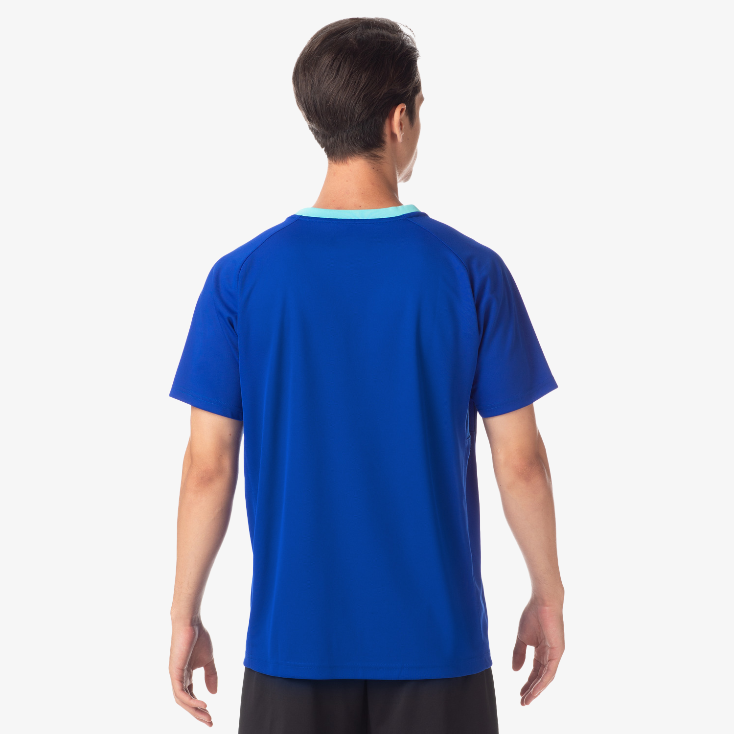 Yonex Men's Crew Neck Shirt 10602 - Comfortable Athletic Tennis Top in Midnight Navy - Perfect for Tennis, Gym & Casual Wear