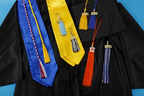 2010 Natural Graduation Tassel - 100+ School Colors Available - Handmade in USA - Perfect for High School & College Graduation Ceremonies, Yearbook Photos & Keepsakes