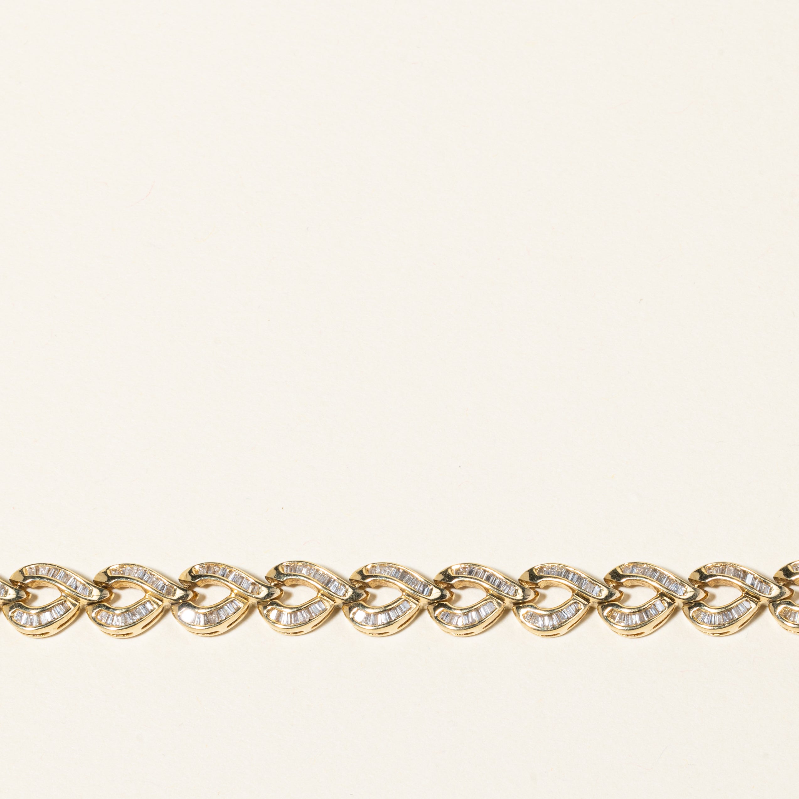 14K Yellow Gold Braided Diamond Bracelet for Women | 2.22 Carat Total Weight | Size 7.25 | Elegant Jewelry Gift for Anniversary, Birthday & Special Occasions