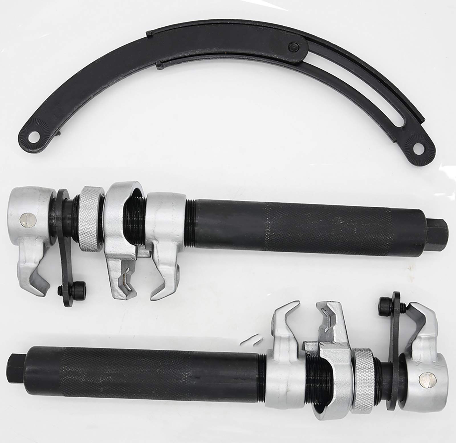 KAKO Heavy Duty Strut Spring Compressor Tool Kit (2-Piece Set) - Professional Coil Spring Compressor with Safety Lock & Storage Case - Perfect for Auto Repair, Suspension Work & DIY Car Maintenance