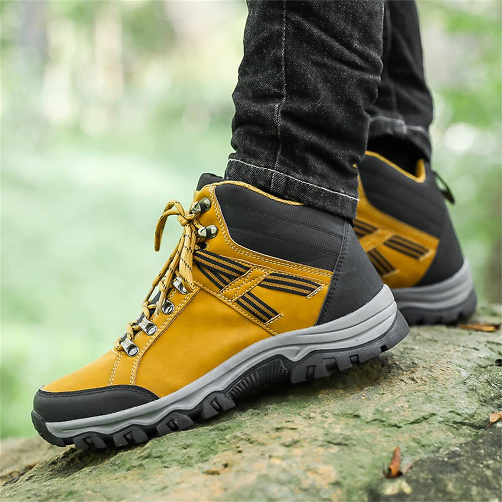 Men's Waterproof Hiking Boots - Lightweight Ankle Boots with Multi-Terrain Lugs, Tough & Sturdy Camouflage Design for Outdoor Work & Adventure | Perfect for Mountain Trekking, Camping & Trail Running