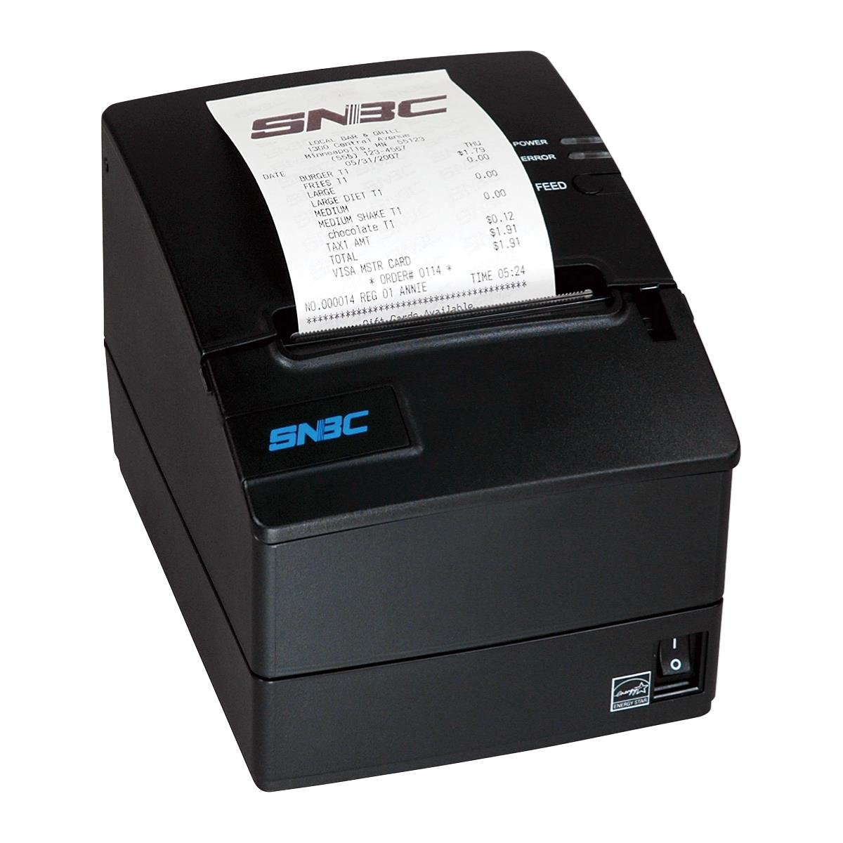 Best Thermal Receipt Printer for Cash Register Sales - USB, Serial & Ethernet Connectivity - Ideal for Retail Stores, Restaurants & Small Businesses