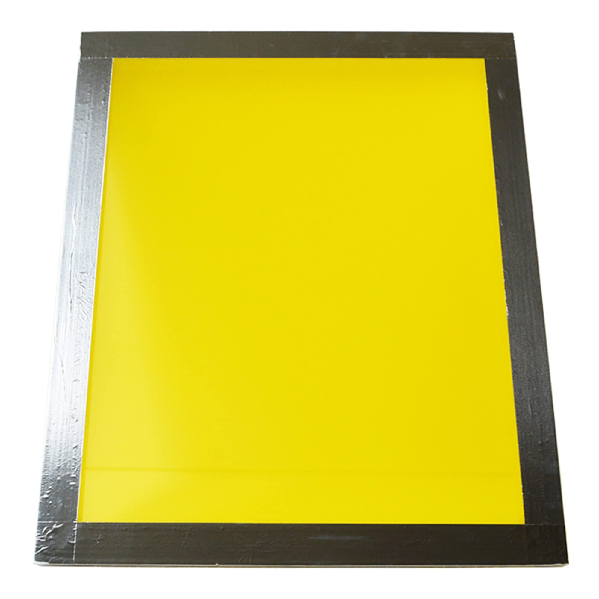 INTBUYING 6-Pack 8x10 Inch Aluminum Screen Printing Frames with 230 Mesh (100T) Yellow Fabric - DIY Silk Screen Printing Supplies for T-Shirts, Posters & Crafts