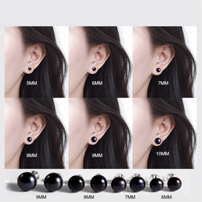 Natural Freshwater Pearl Stud Earrings for Women - Classic & Elegant Jewelry Gift for Birthday, Anniversary, Wedding | Perfect for Daily Wear, Office & Special Occasions