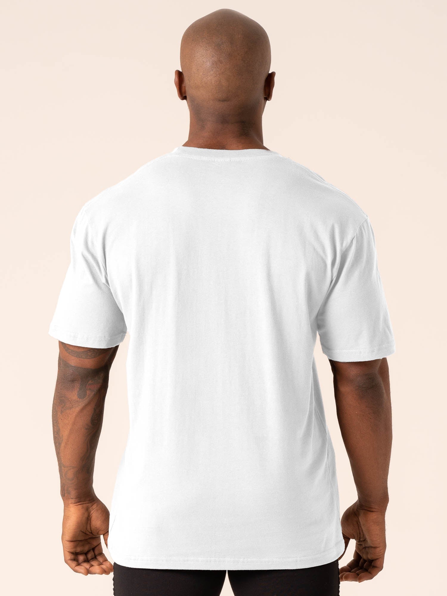 Grit Oversized T-Shirt for Men & Women | Soft Cotton Comfort Fit White Tee | Casual Streetwear, Loungewear & Everyday Outfits