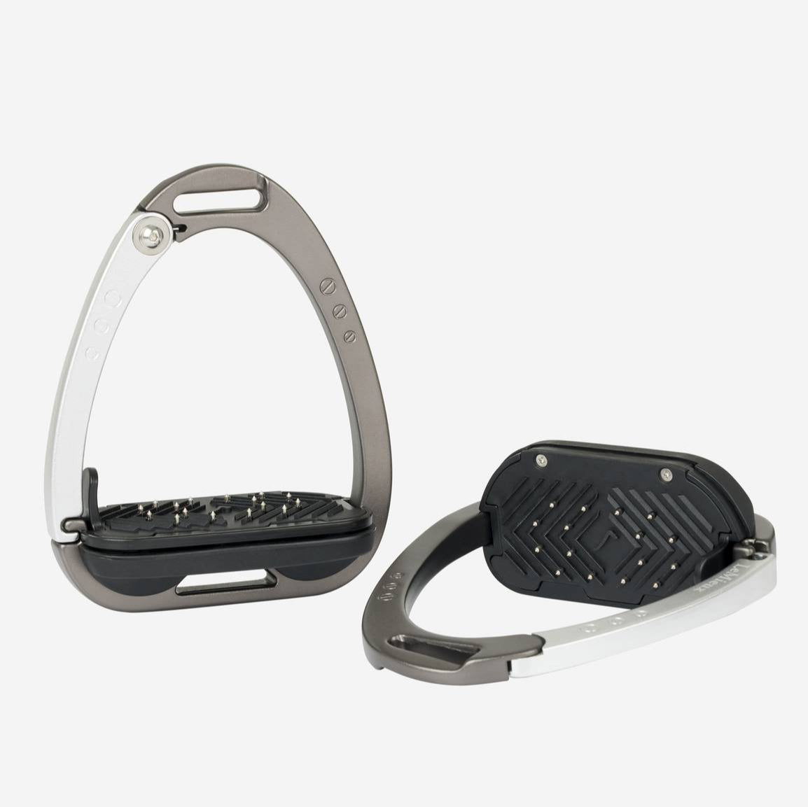 LeMieux Vector Stirrups – Lightweight & Durable Equestrian Stirrups for English Riding | Perfect for Dressage, Jumping & Horseback Riding Training