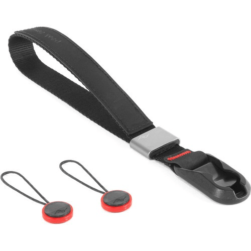 Peak Design Cuff Camera Wrist Strap (Black) - Secure & Comfortable DSLR/Mirrorless Camera Wrist Strap for Photographers - Perfect for Travel, Hiking & Outdoor Photography
