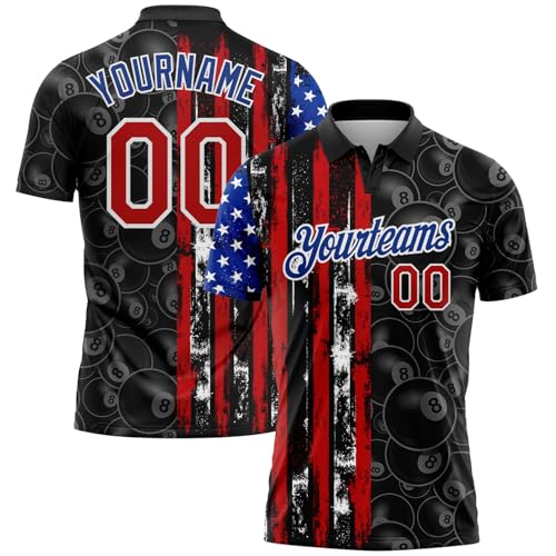 Billiard and America Flag-01