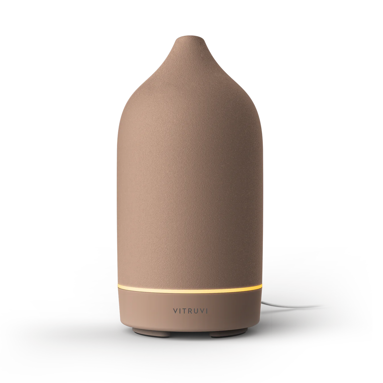 Natural Stone Essential Oil Diffuser with Suede Cover - Aromatherapy for Home, Office & Spa Relaxation
