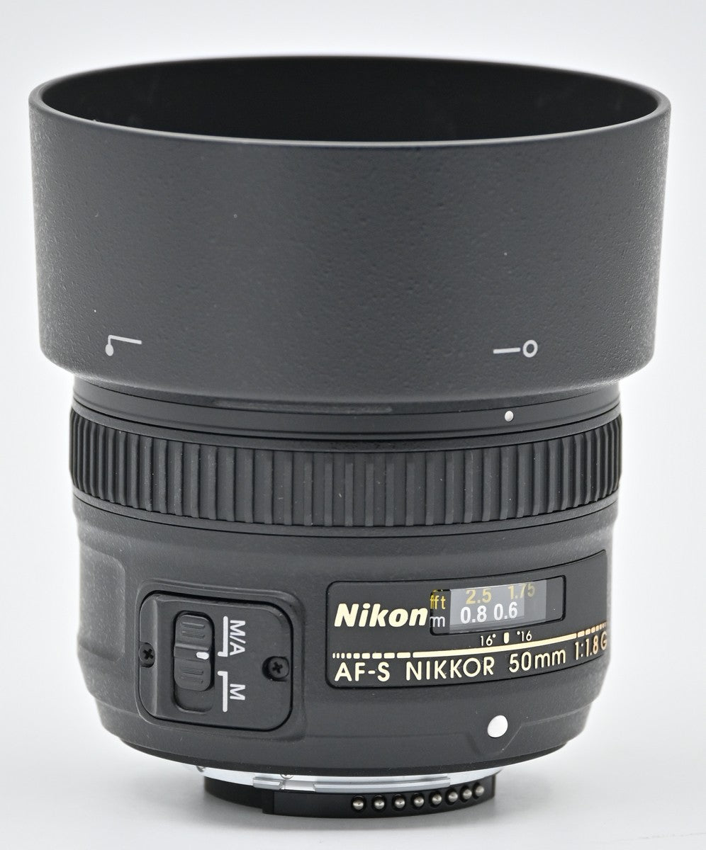Refurbished Nikon AF-S Nikkor 50mm f/1.8 G Prime Lens - Perfect for Portrait, Low Light & Street Photography