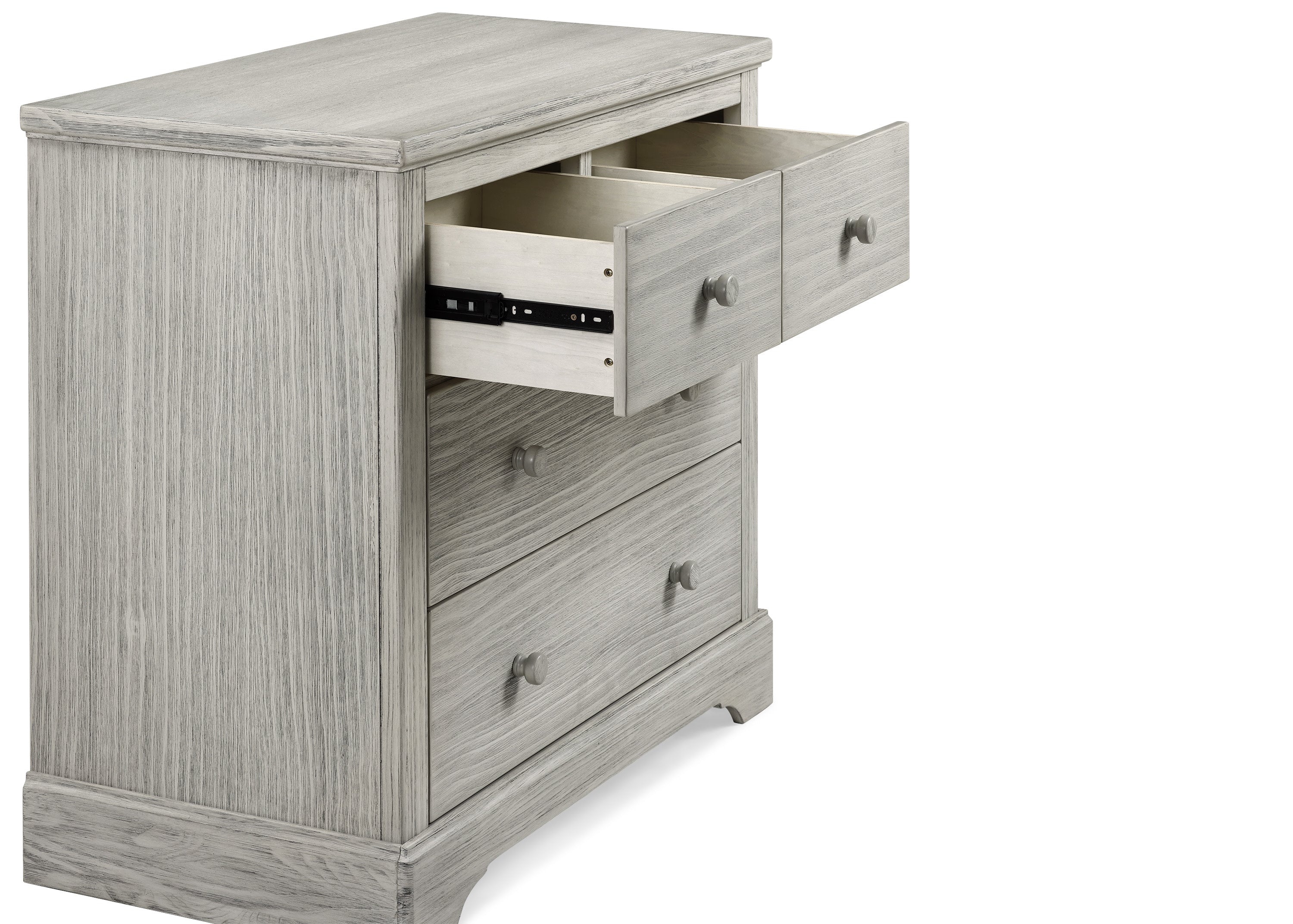 Paloma 4-Drawer Baby Dresser with Changing Table Top | Sturdy Nursery Storage with Interlocking Drawers | Perfect for Baby Room Organization & Diaper Changing Station