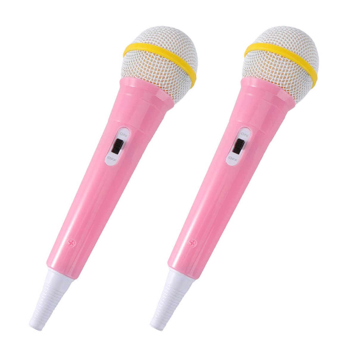 Vaguelly 4 Pack Kids Toy Microphone - Realistic Simulation Mic for Toddlers, Children's Singing & Role Play Accessory - Perfect for Birthday Gifts, Karaoke Parties & Pretend Play