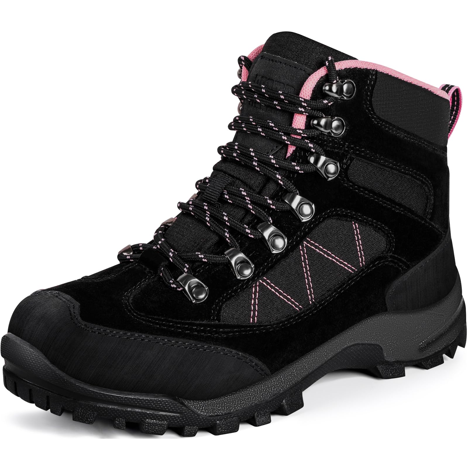**R CORD Women's Waterproof Hiking Boots with Ankle Support – Breathable, Non-Slip & Durable for Backpacking, Trail Walking & Outdoor Adventures**