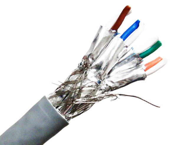 CAT7 Ethernet Cable 1000FT - 10Gbps High-Speed, 23AWG Solid Copper, Dual Shielded (S/FTP), CMR Rated for Indoor Use - Perfect for Home Office, Gaming & Server Room Networking