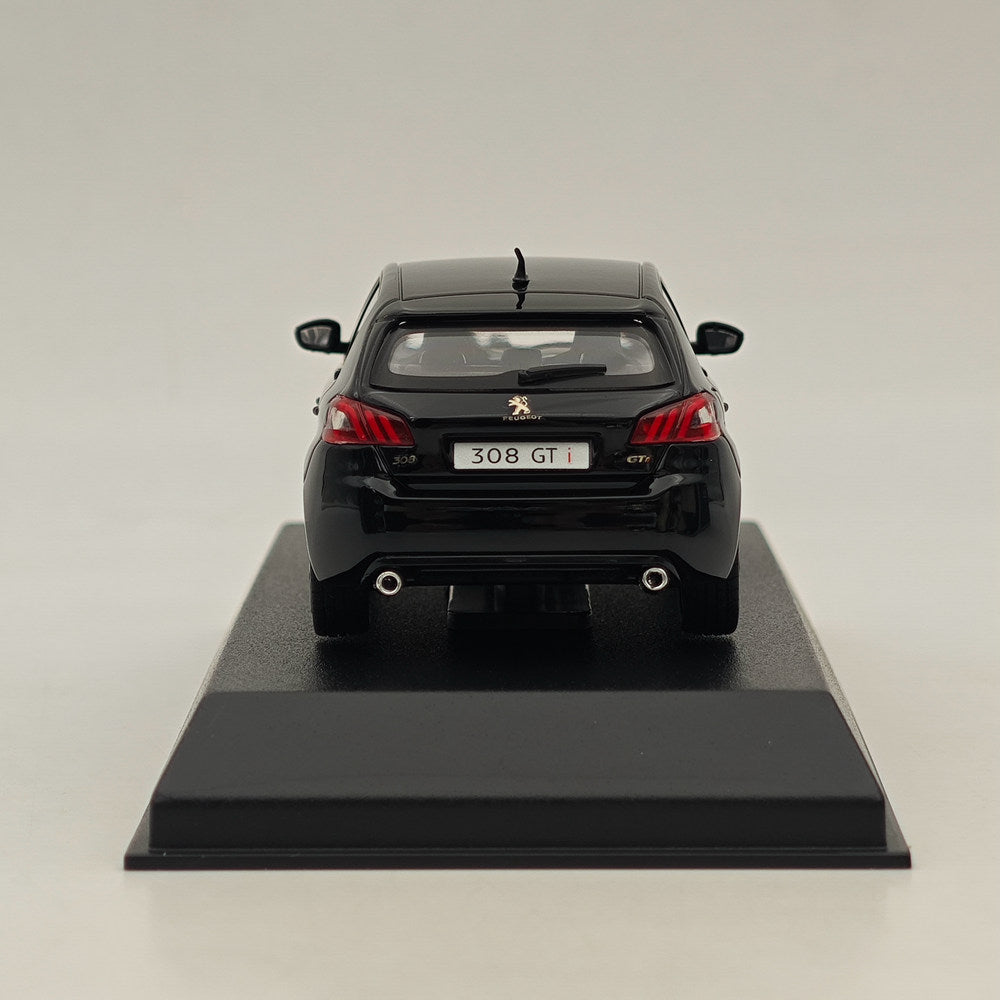 1/43 Scale Norev Peugeot 308 GTi Sport Version Black Diecast Model Car - Collectible Miniature Vehicle for Display, Gift, and Racing Enthusiasts