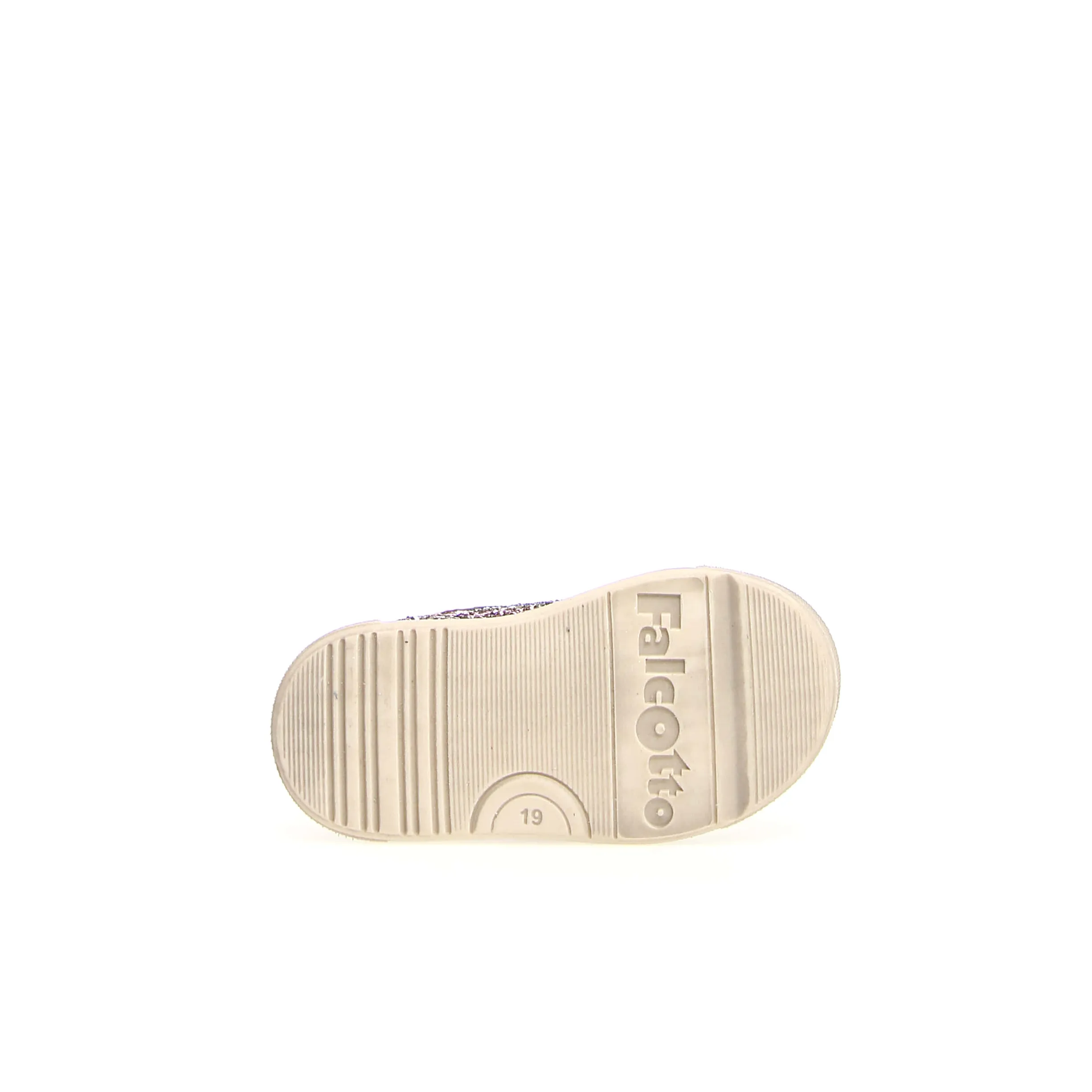 Falcotto Patiula VL Girls Casual Shoes - Glitter Shaded Platinum Multi Color Sneakers for School, Play & Everyday Wear