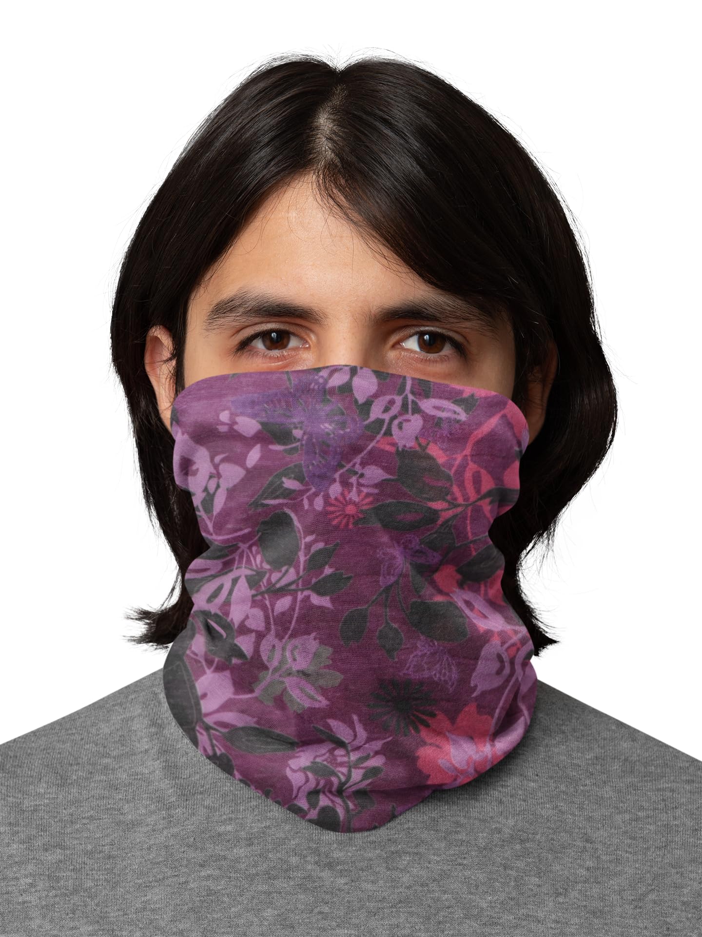 Seamless Bandana Tube Face Scarf - Breathable, Adjustable, Multifunctional Headwear for Outdoor Sports, Cycling, Hiking, and Sun Protection