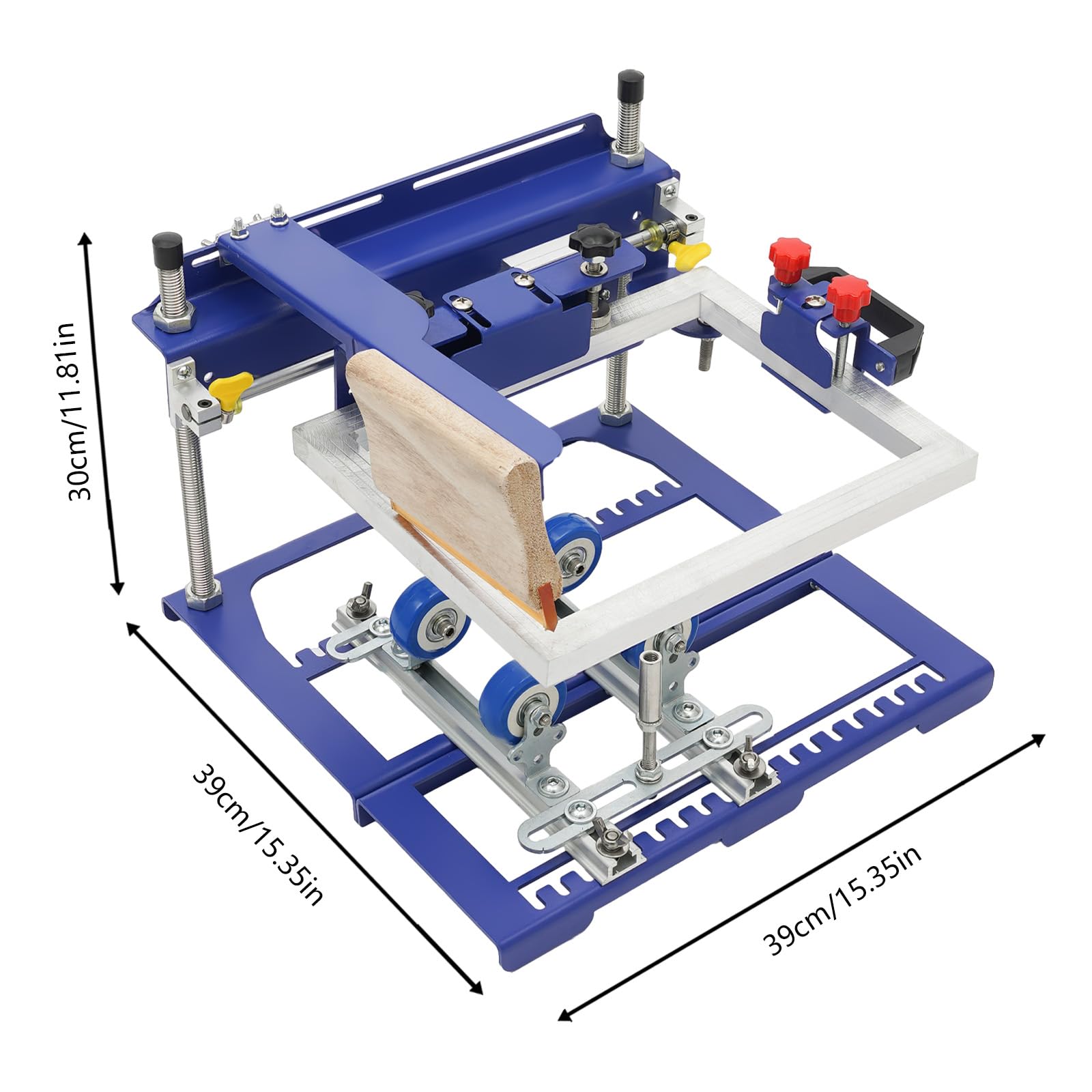 Manual Curved Screen Printing Machine for Cylindrical & Conical Products - DIY Screen Printer Kit for Bottles, Cups, Mugs & Tubes - Perfect for Home Business & Custom Merchandise Printing