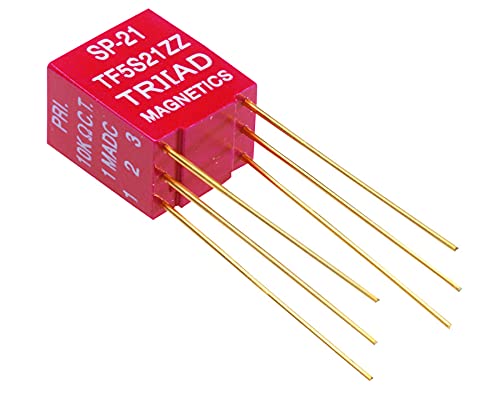 SP-67 Audio Transformer 3mA 600 Ohm Red Spec Series - 6 Pack for DIY Tube Amplifiers, Guitar Effects Pedals & Vintage Audio Repair