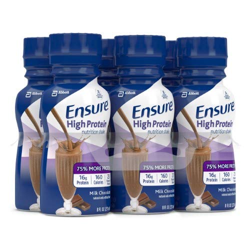 Ensure High Protein Nutrition Shake - Vanilla Flavor, 16g Protein, Pack of 4 Bottles - Meal Replacement & Post-Workout Recovery for Active Lifestyles