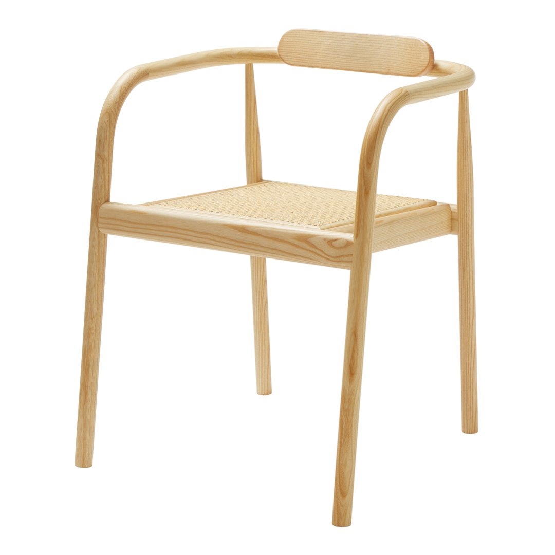 Modern Ahm Armchair - Stackable & Space-Saving Accent Chair for Living Room, Office, or Patio | Comfortable & Stylish Seating Solution for Small Spaces