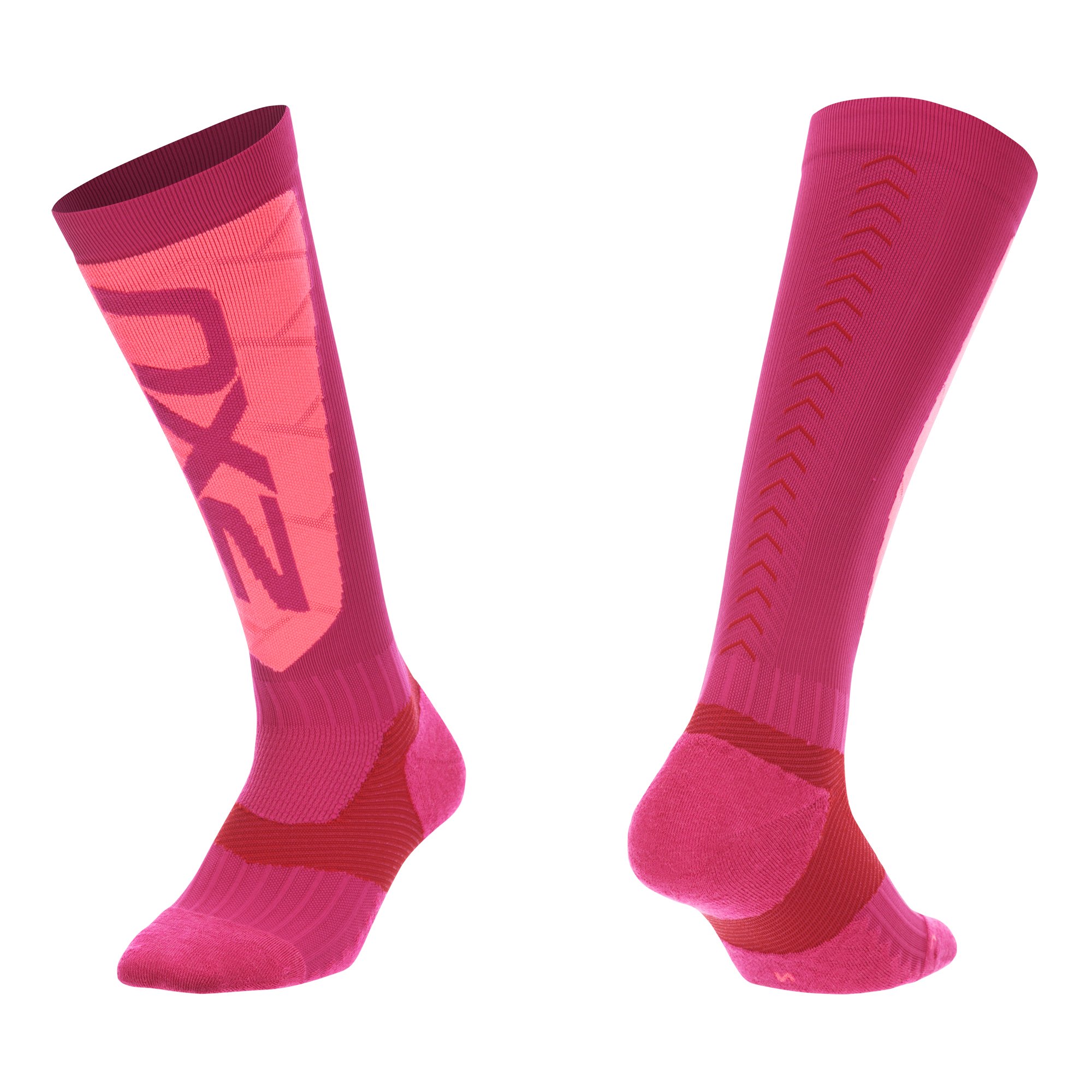 2XU Women's Elite Compression Alpine Socks - High Performance Ski & Snowboard Socks for Cold Weather - Perfect for Winter Sports, Hiking & Outdoor Activities