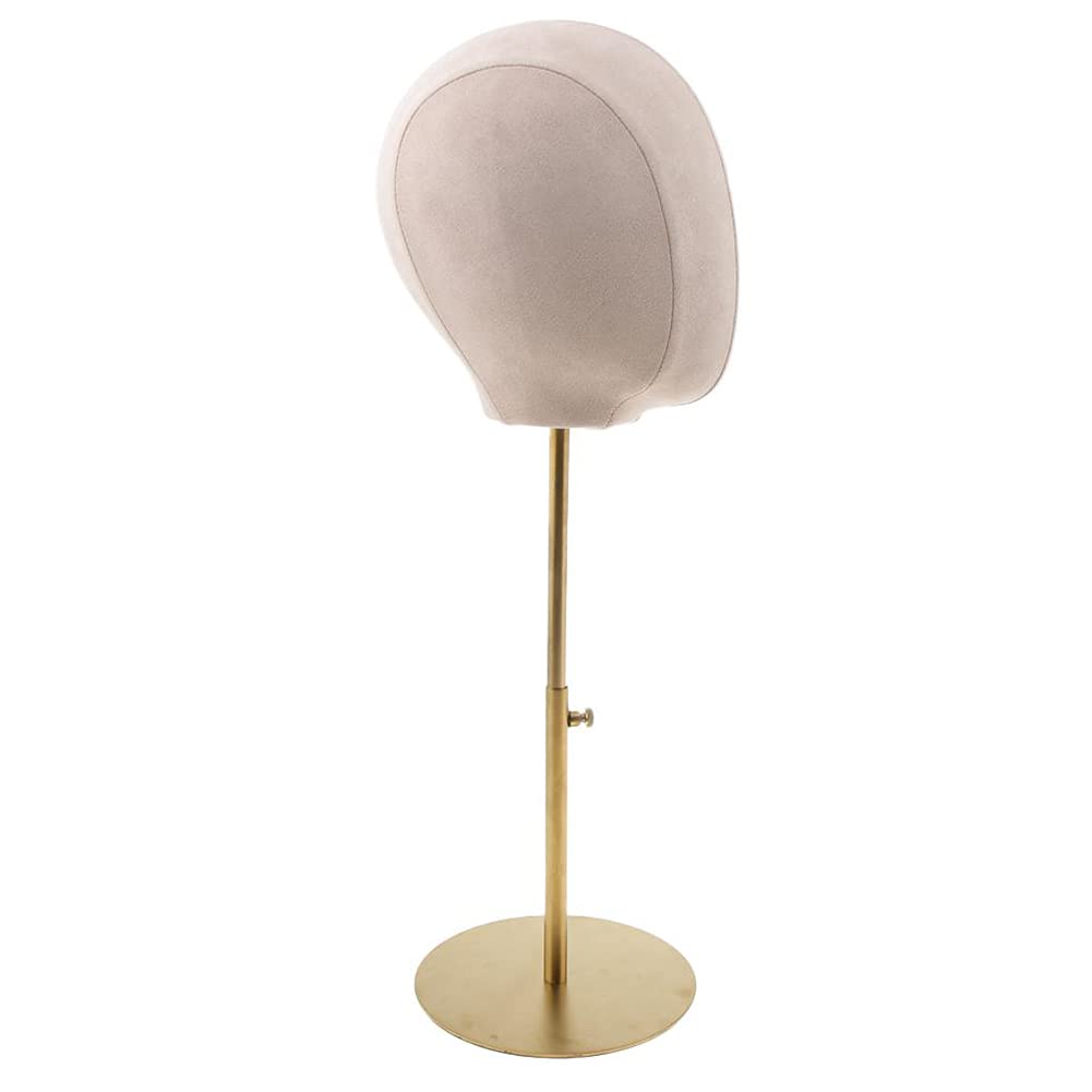 Adjustable Metal Wig Stand Holder with Mannequin Head - Black Wig Display & Drying Stand for Salon, Home Styling, Storage & Wig Care (Perfect for Cosplay, Hairstyling Practice & Wig Maintenance)