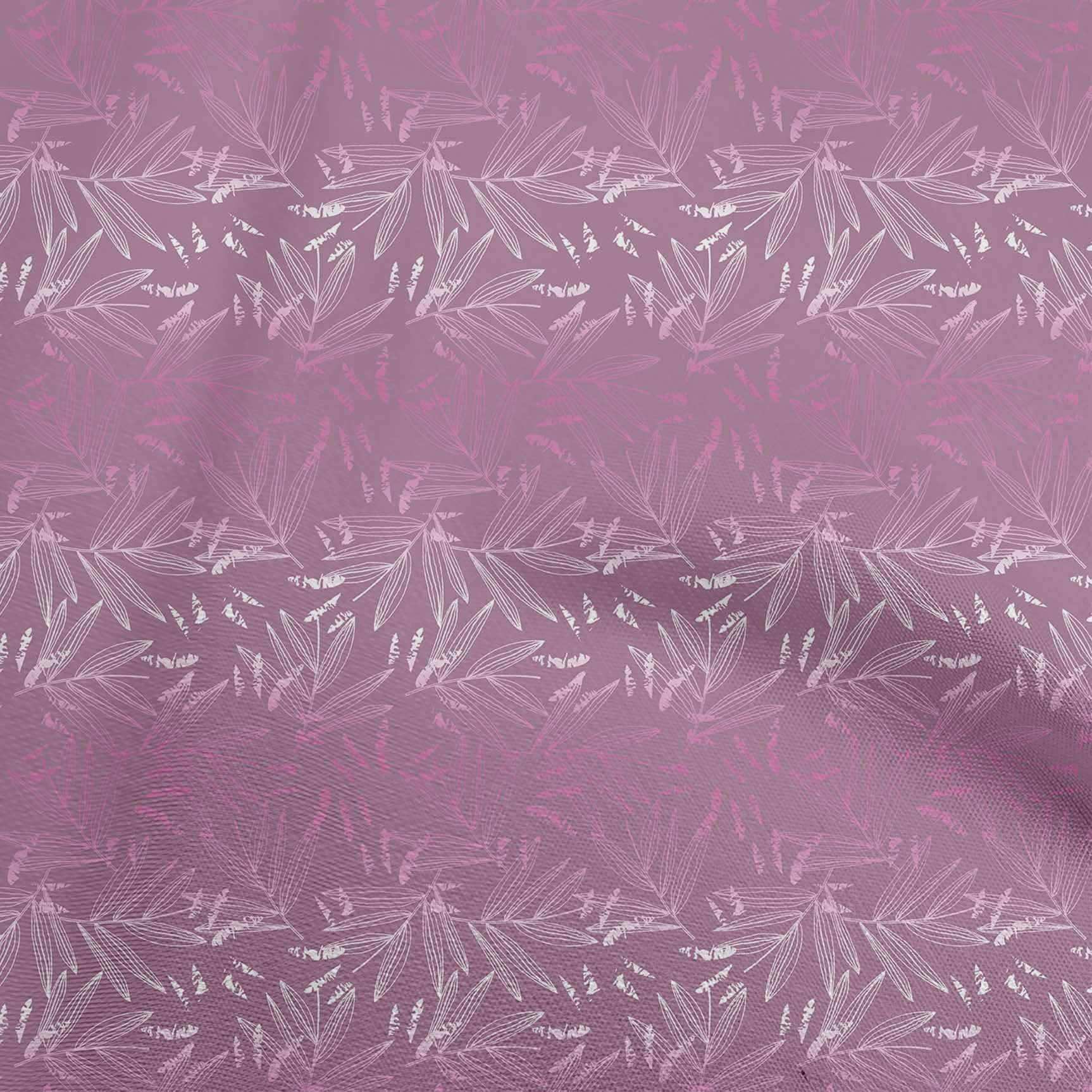 oneOone Rayon Wine Fabric with Leaf Print - 56 Inch Wide Sewing Material for DIY Clothing & Crafts | Perfect for Dresses, Skirts, and Home Decor Projects