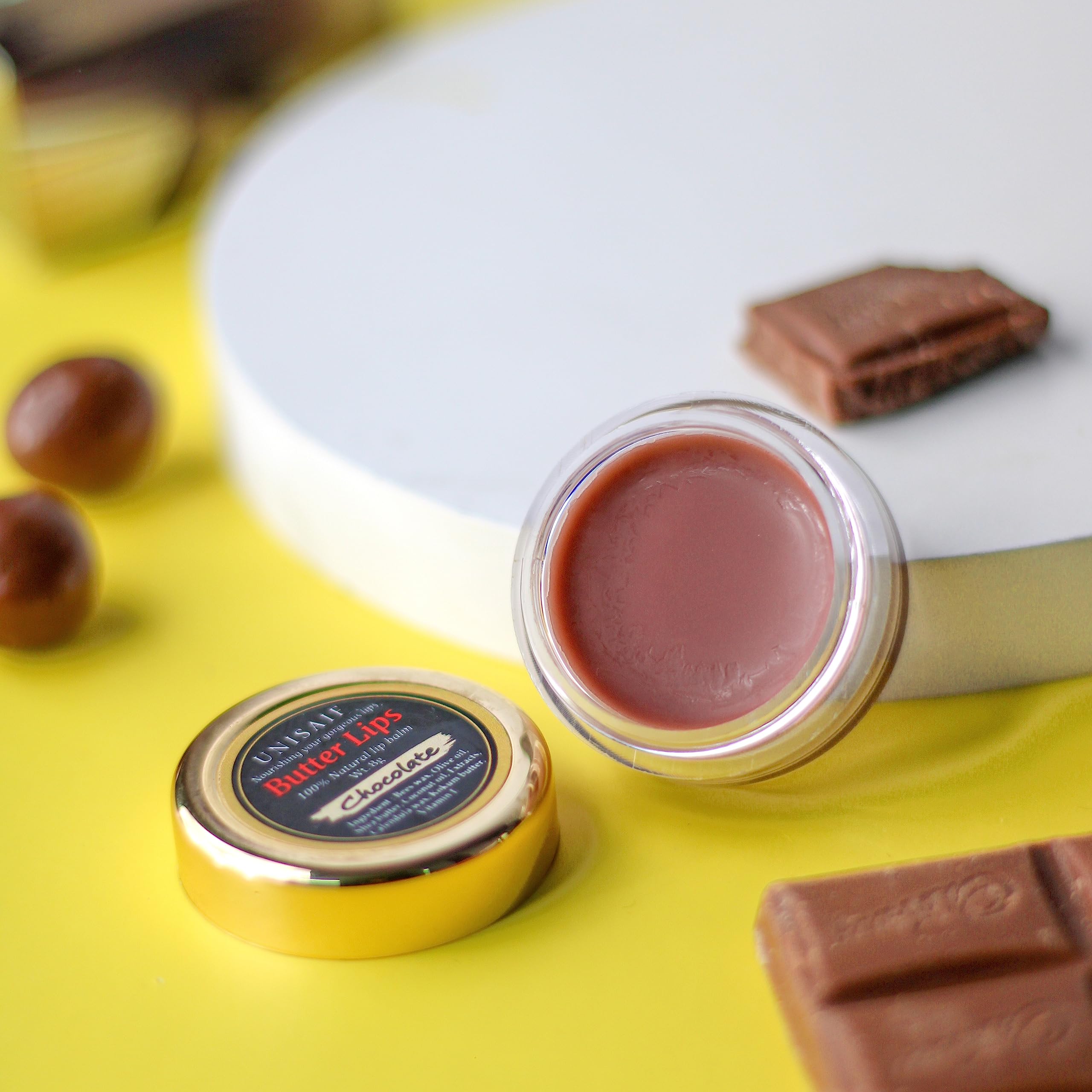 Chocolate Lip Balm - Moisturizing & Nourishing for Dry Lips - Perfect for Winter, Outdoor Activities & Daily Hydration