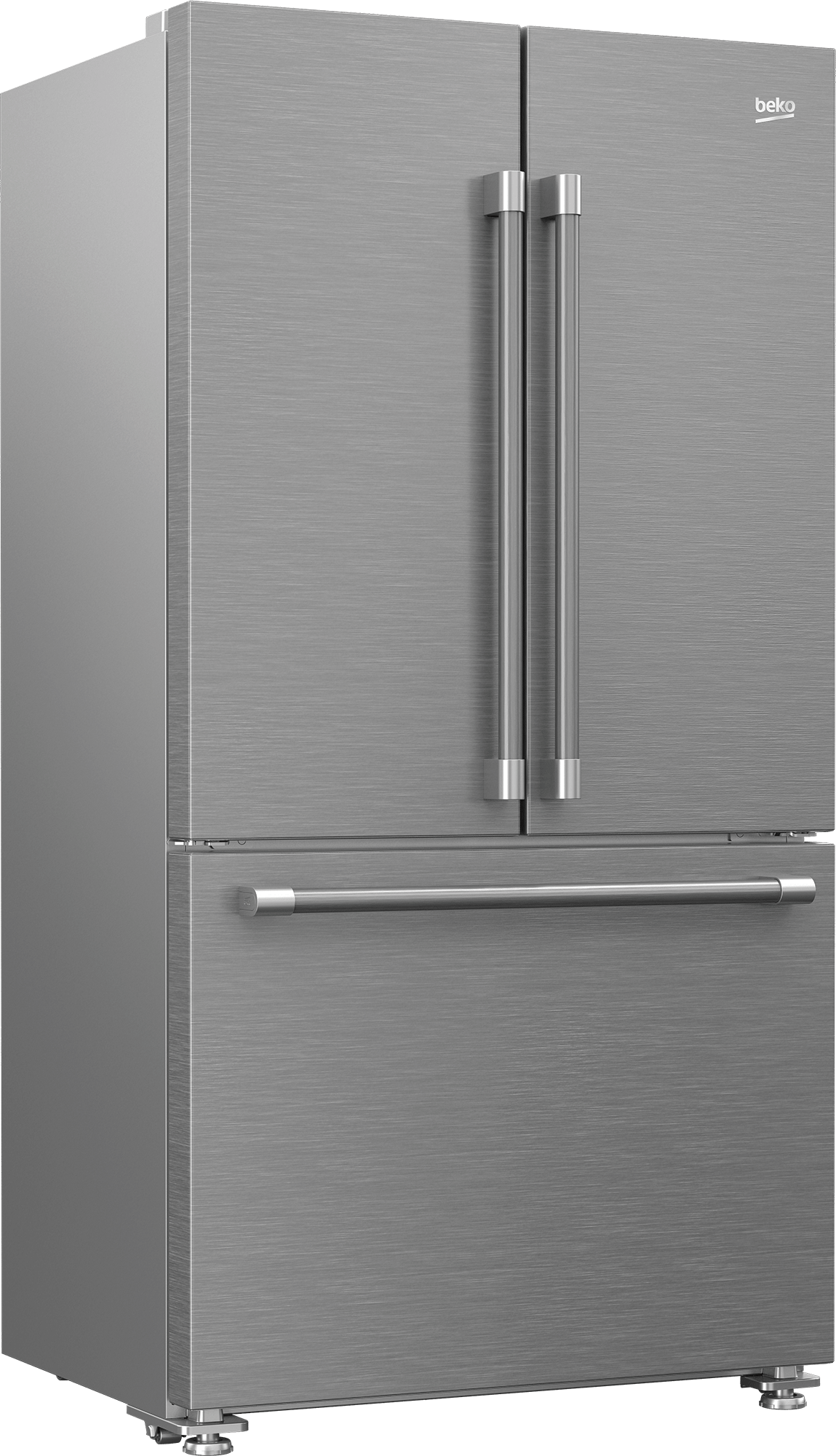 Beko BFFD3624ZSS 36 Inch French Door Refrigerator with FlexiZone Drawer - Energy Star Certified Stainless Steel Fridge for Modern Kitchens | Perfect for Large Families & Entertaining Guests