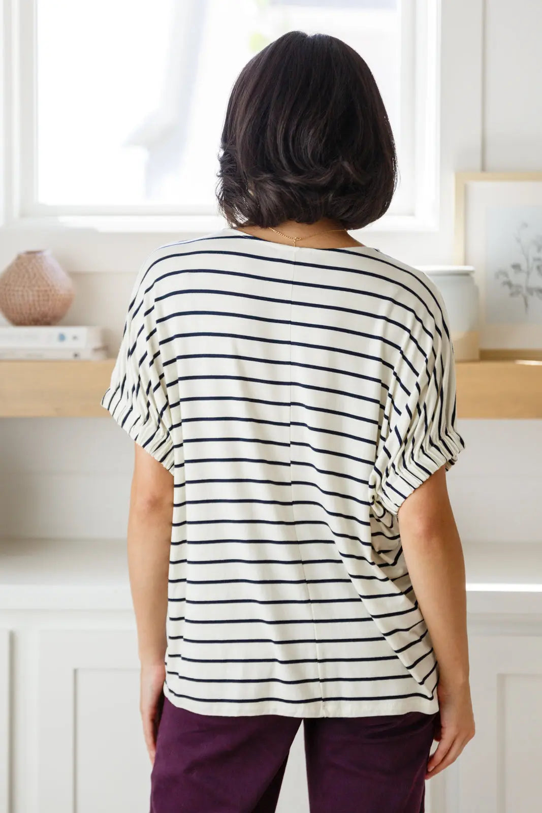 Stylish Striped Women's Top - Fashionable Casual & Party Wear | Perfect for Everyday Outfits, Office, and Social Gatherings