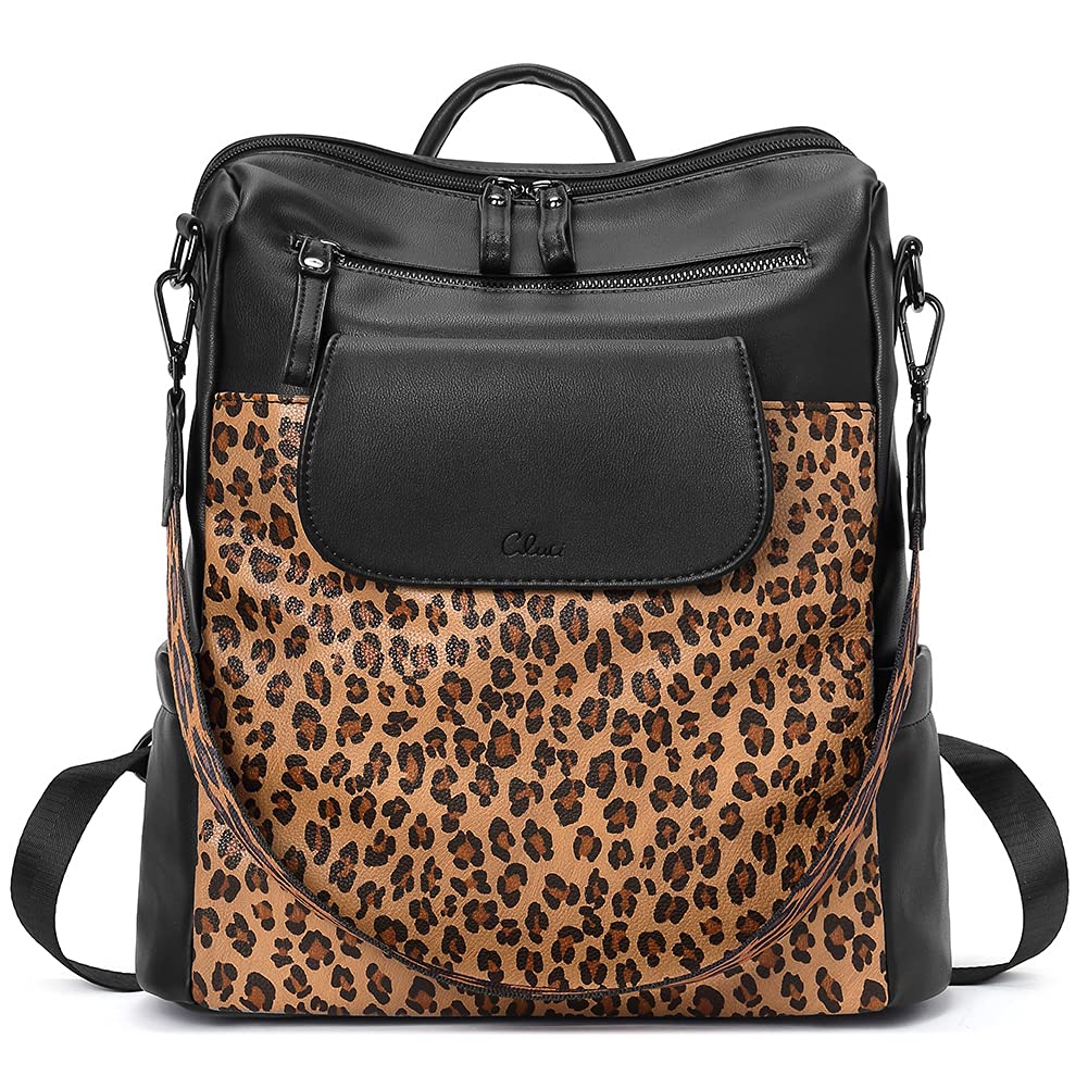 CLUCI Genuine Leather Backpack Purse for Women - Large Convertible Anti-Theft Travel Backpack Handbag | Perfect for Work, College & Weekend Getaways