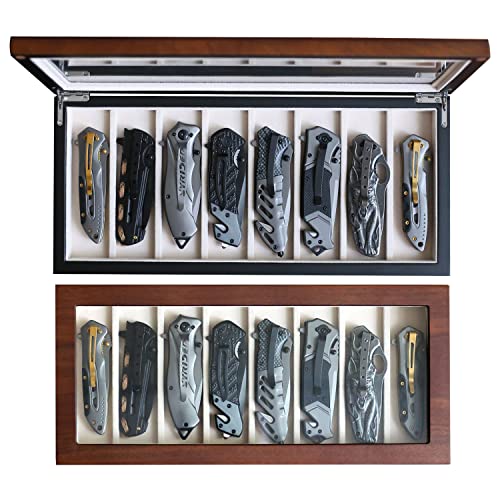 Walnut veneer 8 slot