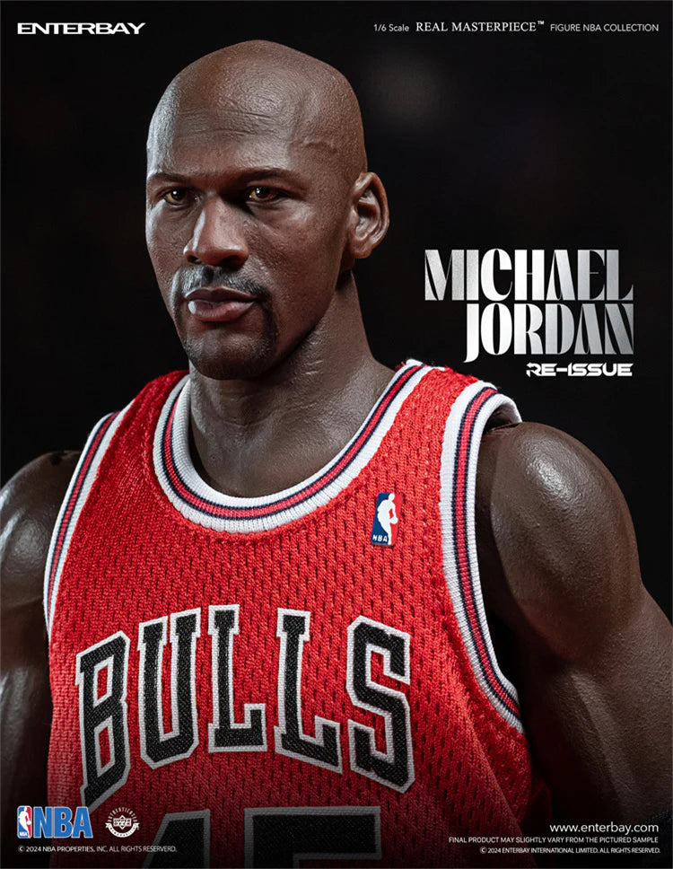 Enterbay Real Masterpieces 1/6 Scale NBA Chicago Bulls Michael Jordan 