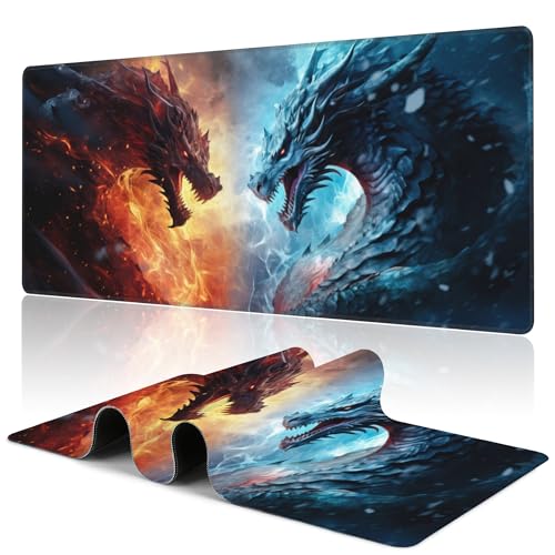 Fire Vs Ice Dragons Ready Battle