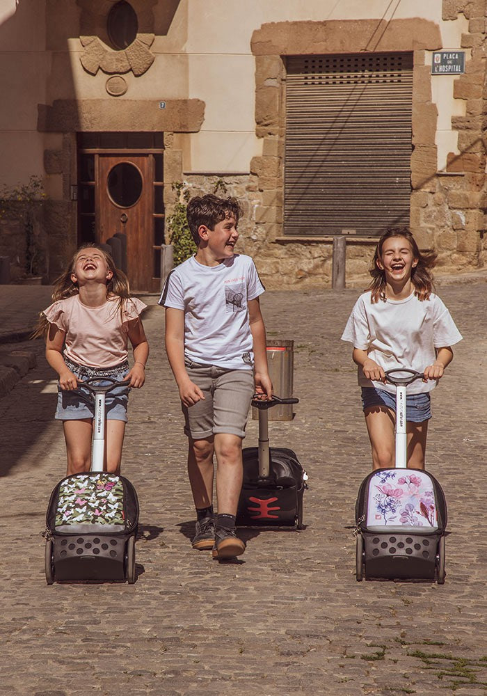 Nikidom Roller UP Trolley School Backpack - Lightweight Expandable Travel Luggage for Kids & Teens - Perfect for School, Travel, and Daily Commute