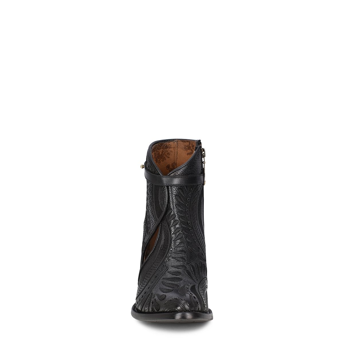 Women's Cuadra Black Western Cowgirl Cowhide Leather Ankle Boots - Stylish & Comfortable for Rodeo, Country Dancing & Everyday Wear