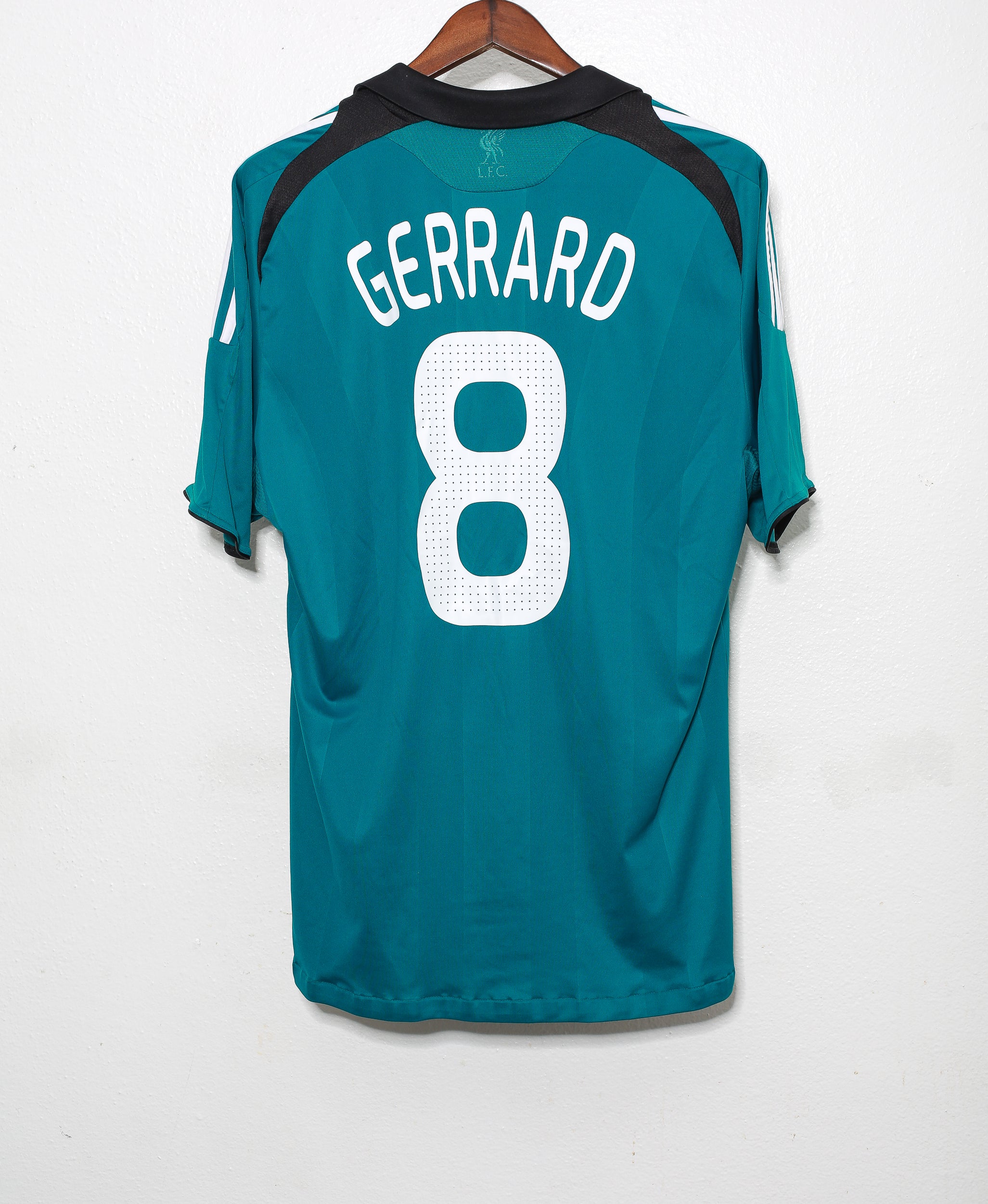 2008-2009 Liverpool FC Third Jersey #8 Gerrard (Large) - Authentic Soccer Jersey for Fans & Collectors - Perfect for Matchdays & Sports Events