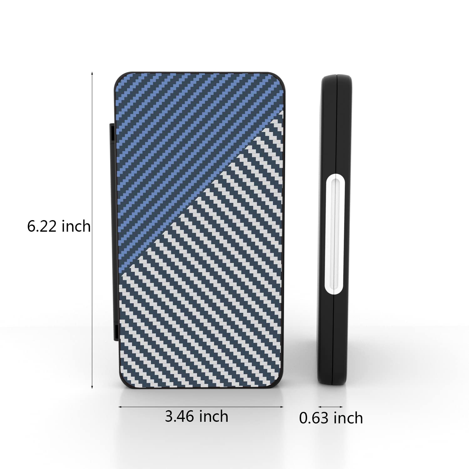 Nintendo Switch Game Card Case - 24 Slots Storage Holder for Switch & Switch OLED Games & Micro SD Cards | Soft Lined Interior with Magnetic Closure | Portable Travel Organizer for Gamers