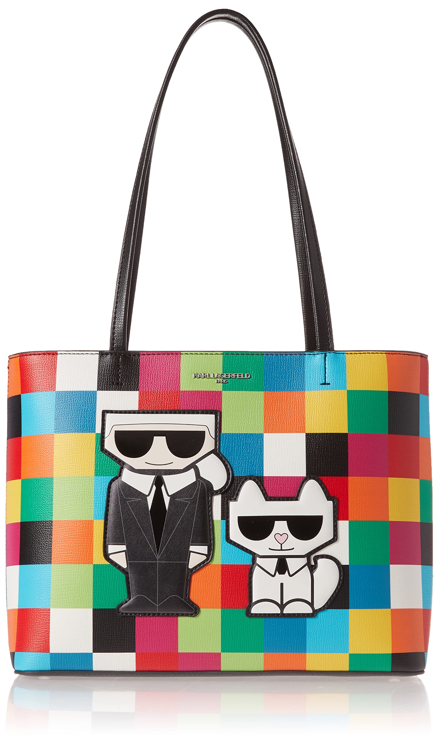 Karl Lagerfeld Paris Maybelle Tote Handbag for Women - Luxury Designer Leather Shoulder Bag - Perfect for Work, Travel & Everyday Use