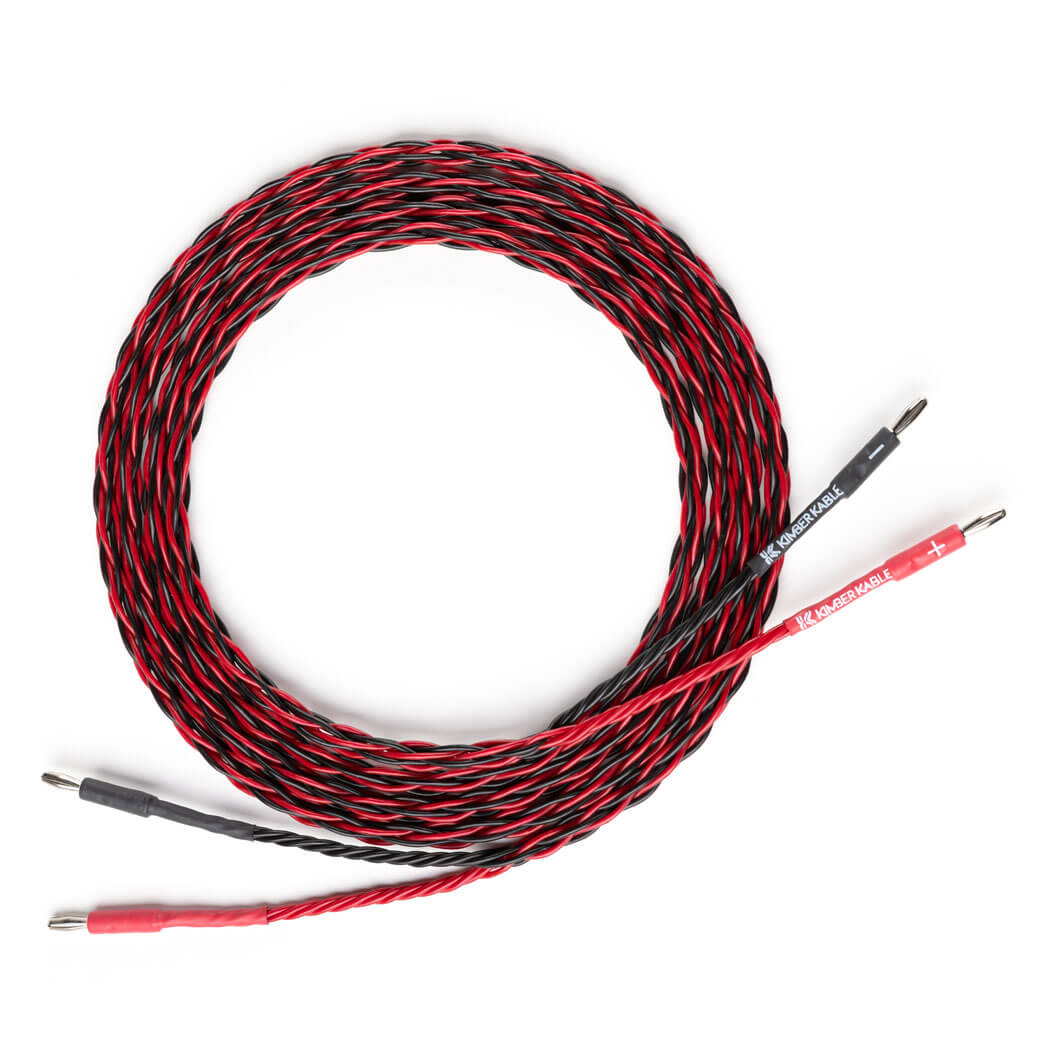 Premium Kimber Kable 4PR Speaker Cable Pair - High-End Audio Cables for Home Theater & Hi-Fi Systems - Perfect for Audiophiles & Music Enthusiasts