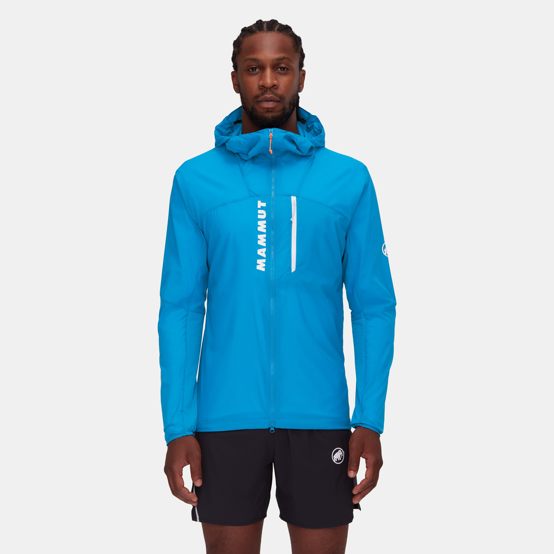 Mammut Men's Aenergy WB Hooded Jacket - Waterproof & Breathable Outdoor Jacket for Hiking, Climbing & Winter Sports